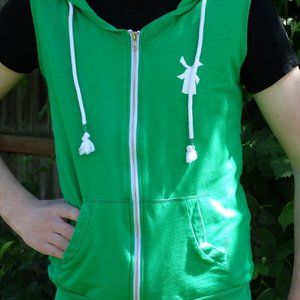 Dutch Bros Hoodie Sleeveless Junior Women Medium